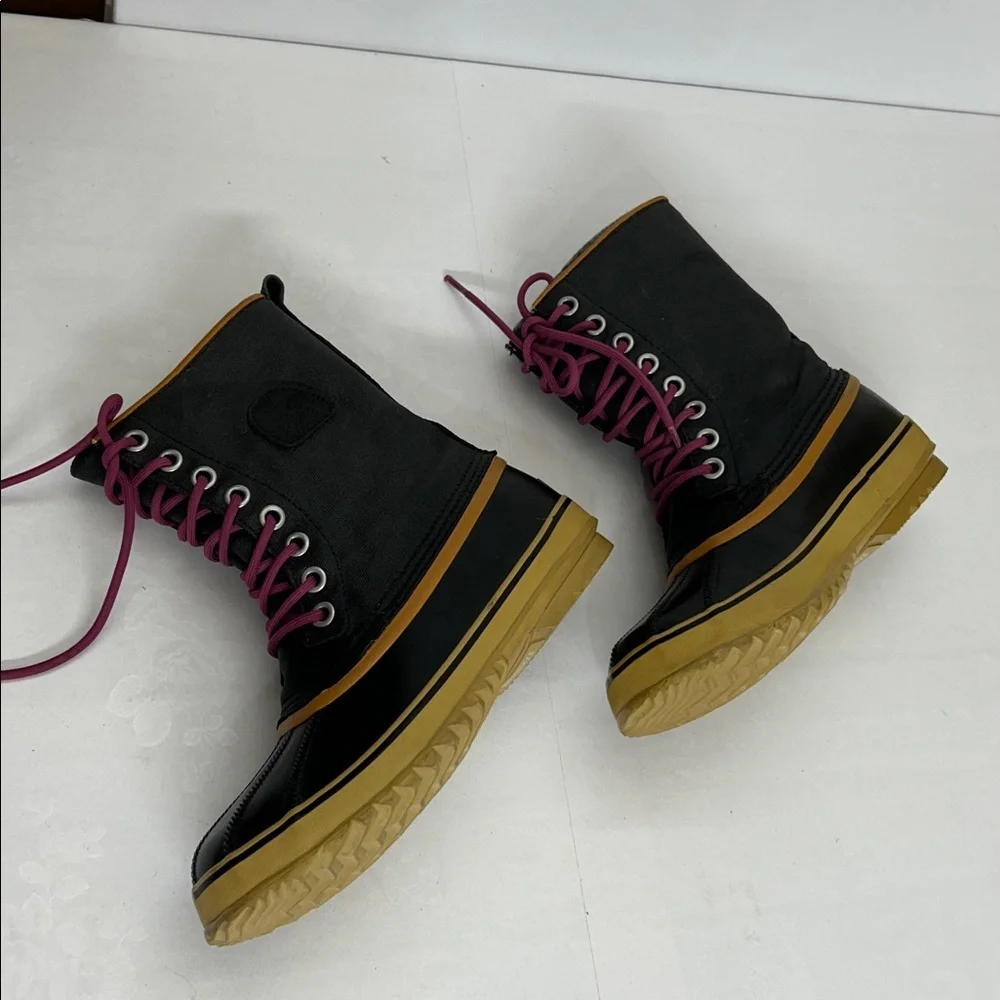 Stylish Black and Gold Women's Boots